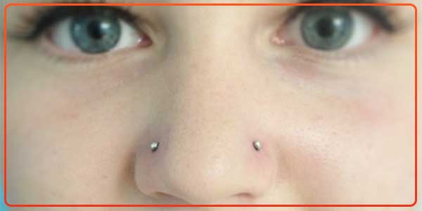 Double-Nose-Piercing